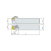 ACBN  R/L Turning tool holder A A - Makotools Industrial Supply Tools for Metal Cutting